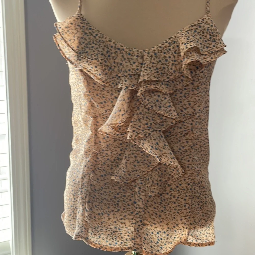 Forever 21 Floral Camisole L with Zippered back - Picture 9 of 10